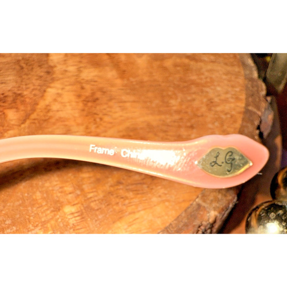 Lulu Guiness Sunglasses Semi Cat-Eye Tortoise Frames Designer Summer Preppy - Picture 8 of 8